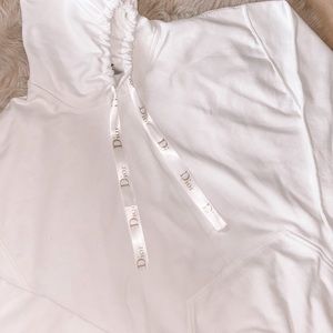 Dior ribboned hoodie. Can be any color and size.